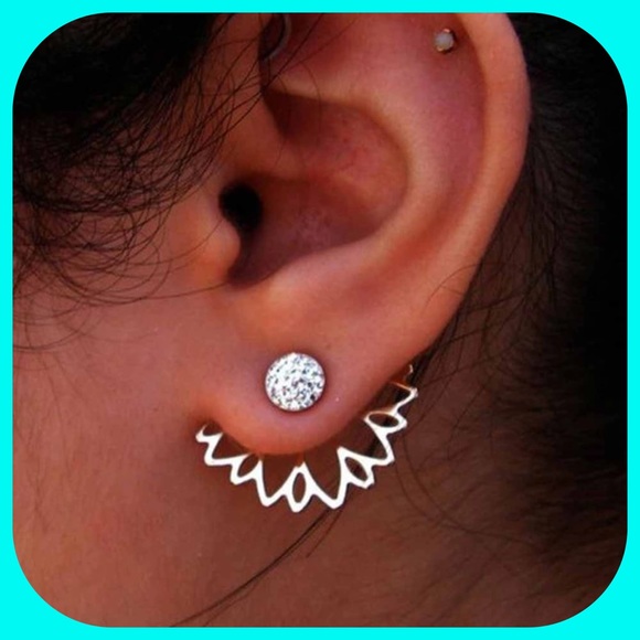 New Interchangeable Stud Earrings - Picture 2 of 4